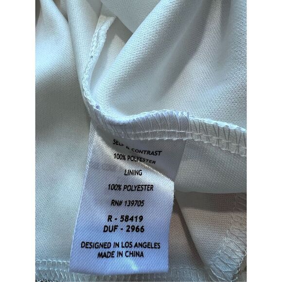 Emerald Sundae Sleeveless Dress Size M Neutral Peach Lace Floral One Piece - Picture 10 of 10